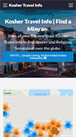 Mobile Screenshot of koshertravelinfo.com